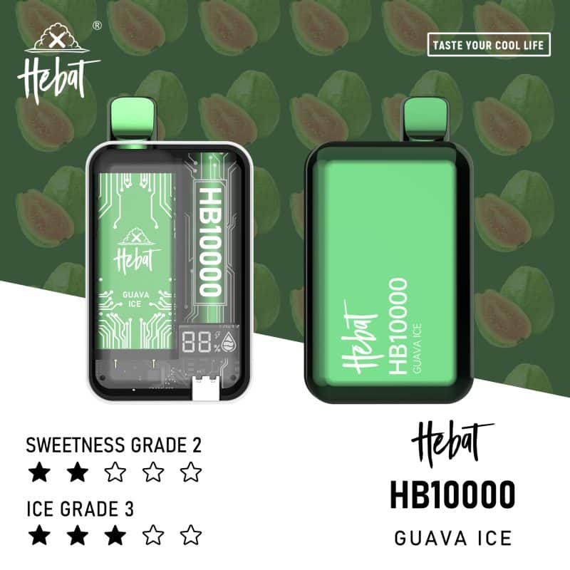 喜貝一次性電子煙hebat puffs番石榴冰