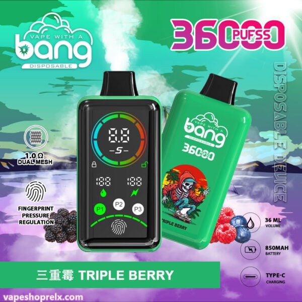 BANG POWER 36000口常規款｜一次性超大容量電子煙｜台灣批發供應