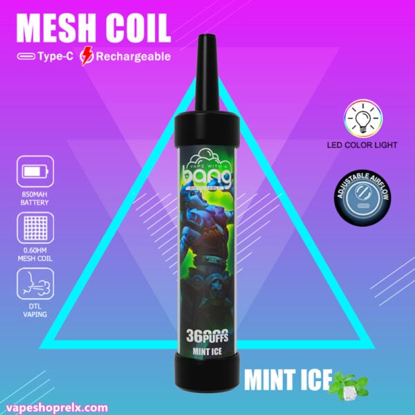 BANG 36000 Puffs 大炮｜野獸釋放｜加特林機槍煙花設計一次性電子煙