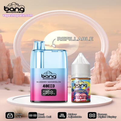 BANG REFILLABLE 註油主機40000｜新款小煙電子煙主機｜可重複註油設計