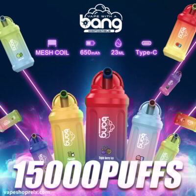 BANG CUP 奶茶杯15000Puffs一次性拋棄式電子煙｜多口味選擇｜全新爆款