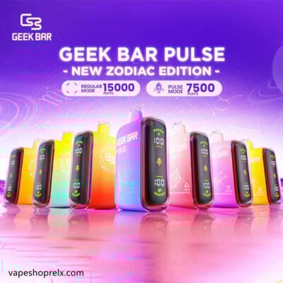 GEEK BAR PULSE 小火箭15000Puffs 一次性電子煙｜可充電LED顯示拋棄式霧化棒多模式調節