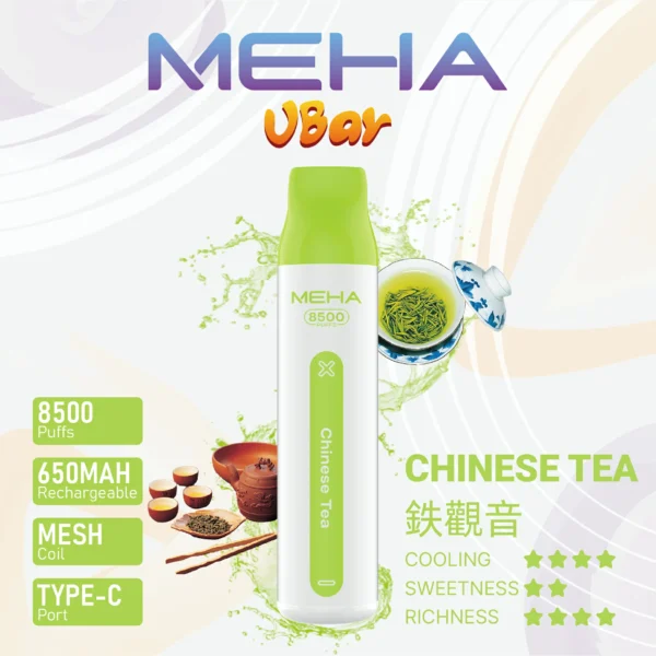 MEHA VBar魅嗨8500口拋棄式電子煙｜大容量持久體驗