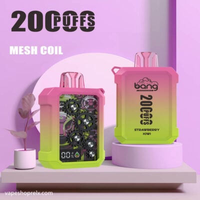 BANG WHEEL 20000Puffs一次性電子煙｜齒輪外觀設計可充電超大容量霧化棒