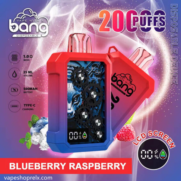 BANG WHEEL 20000Puffs一次性電子煙｜齒輪外觀設計可充電超大容量霧化棒